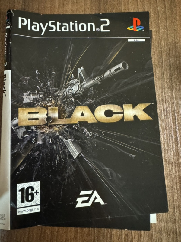 картинка Обложка игры PS2 Black . Купить Обложка игры PS2 Black  в магазине 66game.ru