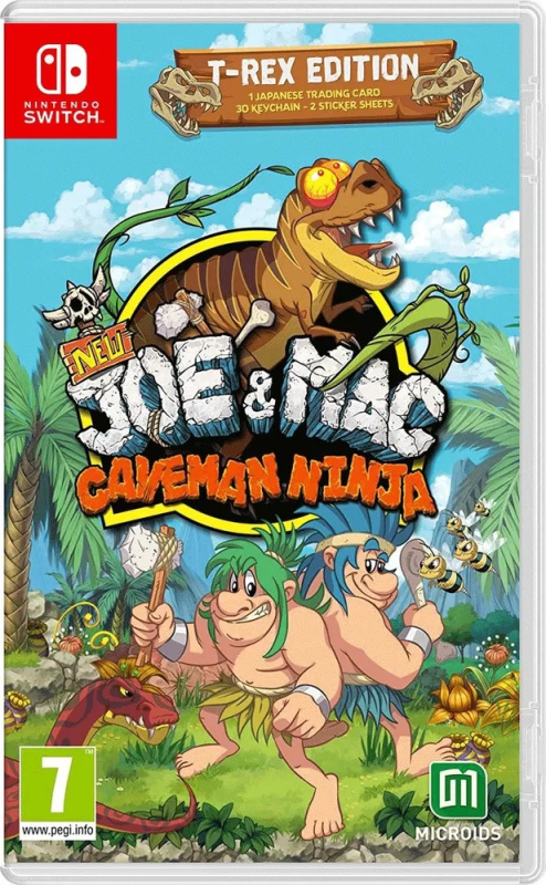 New Joe & Mac - Caveman Ninja T-Rex Edition [Nintendo Switch, русские субтитры] USED. Купить New Joe & Mac - Caveman Ninja T-Rex Edition [Nintendo Switch, русские субтитры] USED в магазине 66game.ru