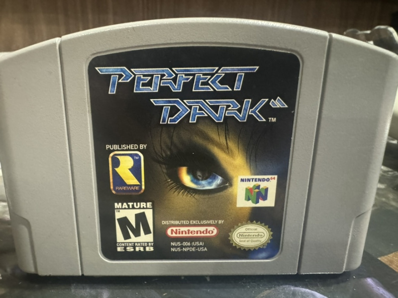 картинка Perfect Dark (NES 64 NTSC) ORIGINAL Б/У от магазина 66game.ru