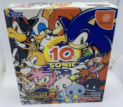 картинка Sonic Adventure 2 Birthday Pack Limited Edition (лицензия) JAP Dreamcast USED  от магазина 66game.ru