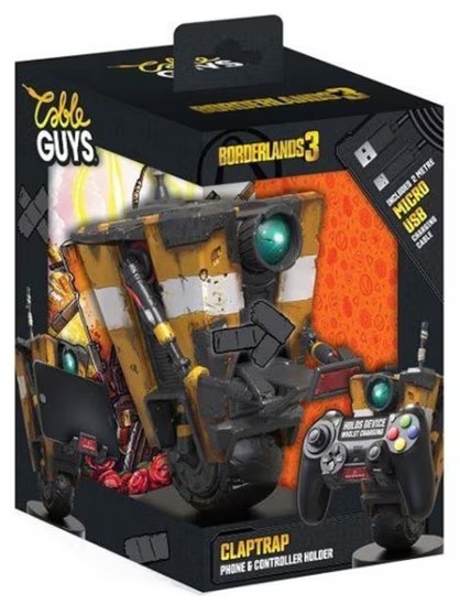 картинка Стенд для Джойстика/Телефона Cable Guys Borderlands Claptrap  893551 от магазина 66game.ru