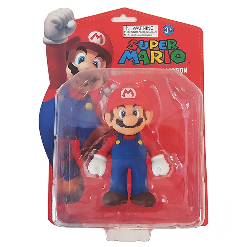картинка Super Mario. Фигурка Mario в красной бейсболке 13см. Купить Super Mario. Фигурка Mario в красной бейсболке 13см в магазине 66game.ru