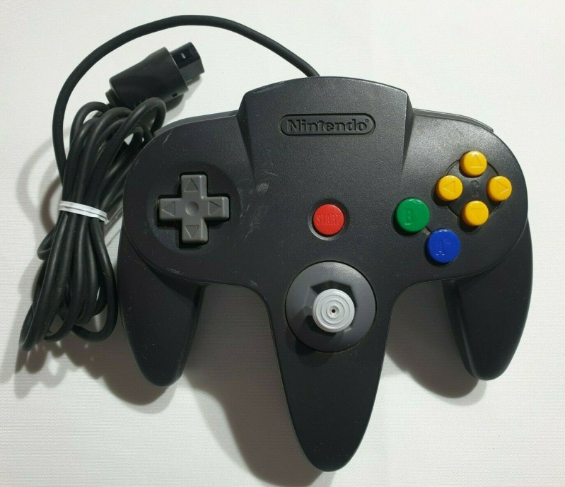 Nintendo 64 Controller Черный Оригинал NUS-005 USED | 66game.ru картинка Nintendo 64 Controller Черный Оригинал NUS-005 USED. Купить Nintendo 64 Controller Черный Оригинал NUS-005 USED в магазине 66game.ru