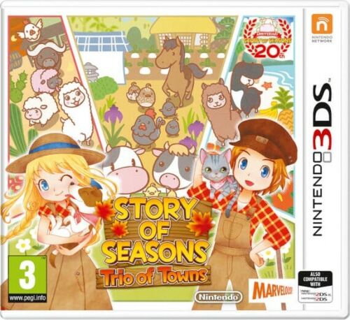 картинка Story of Seasons: Trio of Towns [3DS] . Купить Story of Seasons: Trio of Towns [3DS]  в магазине 66game.ru