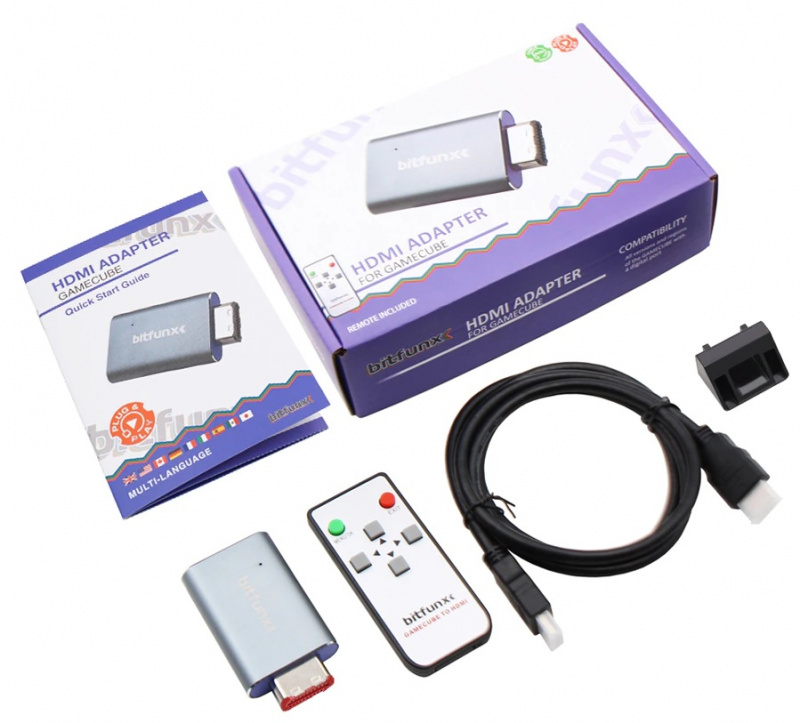 картинка Адаптер-переходник HDMI-совместимый для Nintendo Gamecube. Купить Адаптер-переходник HDMI-совместимый для Nintendo Gamecube в магазине 66game.ru