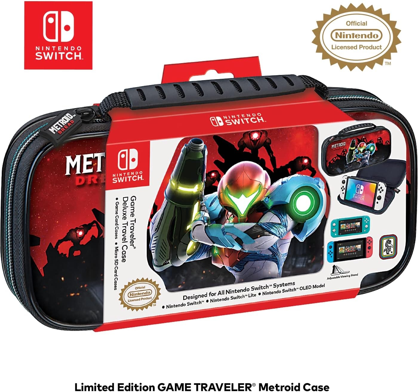 картинка Сумка Game Traveler Deluxe Metroid Dread (Nacon) для Switch/Oled/Lite 11218 . Купить Сумка Game Traveler Deluxe Metroid Dread (Nacon) для Switch/Oled/Lite 11218  в магазине 66game.ru