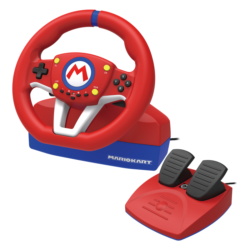 картинка Руль Mario Kart Racing Wheel Pro для Nintendo Switch (HORI NSW-204U). Купить Руль Mario Kart Racing Wheel Pro для Nintendo Switch (HORI NSW-204U) в магазине 66game.ru