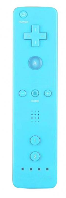 картинка Игровой контроллер Wii Remote оригинал (голубой) без Motion Plus USED. Купить Игровой контроллер Wii Remote оригинал (голубой) без Motion Plus USED в магазине 66game.ru