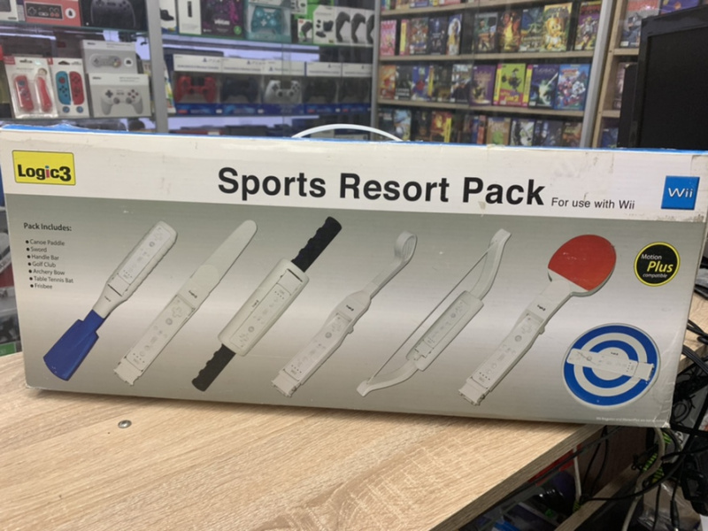 картинка Набор аксессуаров для Wii Logic3 Sports Resort Pack NW818 7 в 1. Купить Набор аксессуаров для Wii Logic3 Sports Resort Pack NW818 7 в 1 в магазине 66game.ru