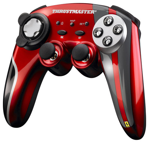 картинка Геймпад для PS3/PC Thrustmaster Ferrari Wireless Gamepad 430 Scuderia Limited Edition. Купить Геймпад для PS3/PC Thrustmaster Ferrari Wireless Gamepad 430 Scuderia Limited Edition в магазине 66game.ru