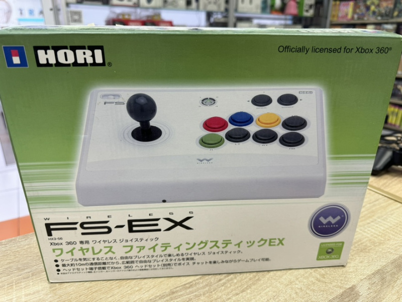 картинка Wireless Fighting Stick EX Xbox 360 Hori. Купить Wireless Fighting Stick EX Xbox 360 Hori в магазине 66game.ru