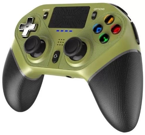 картинка Геймпад для PS4/PS3/PC/Android Green (iPega PG-P4010A). Купить Геймпад для PS4/PS3/PC/Android Green (iPega PG-P4010A) в магазине 66game.ru