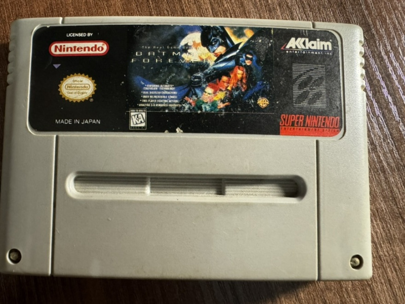 BATMAN FOREVER (SNES PAL) USED. Купить BATMAN FOREVER (SNES PAL) USED в магазине 66game.ru