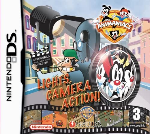 картинка Animaniacs: Lights, Camera, Action! [NDS б/у] в Коробке. Купить Animaniacs: Lights, Camera, Action! [NDS б/у] в Коробке в магазине 66game.ru