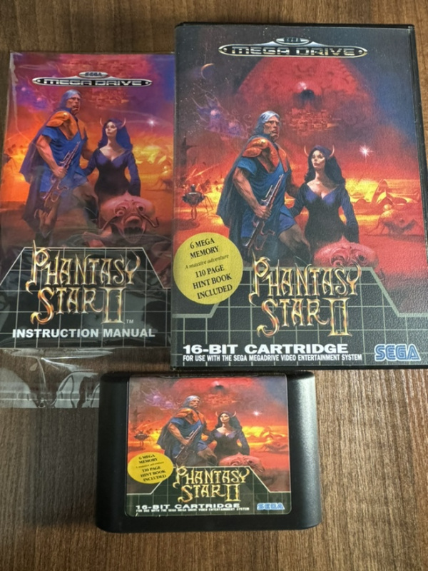 картинка Полная реплика Phantasy Star 2 с мануалом [Sega]. Купить Полная реплика Phantasy Star 2 с мануалом [Sega] в магазине 66game.ru