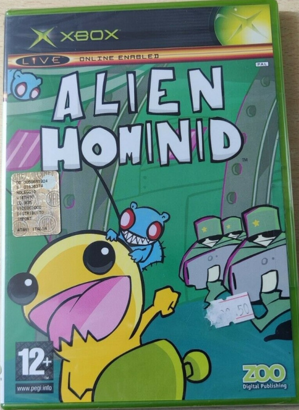 картинка Alien Hominid original [XBOX, английская версия] USED. Купить Alien Hominid original [XBOX, английская версия] USED в магазине 66game.ru