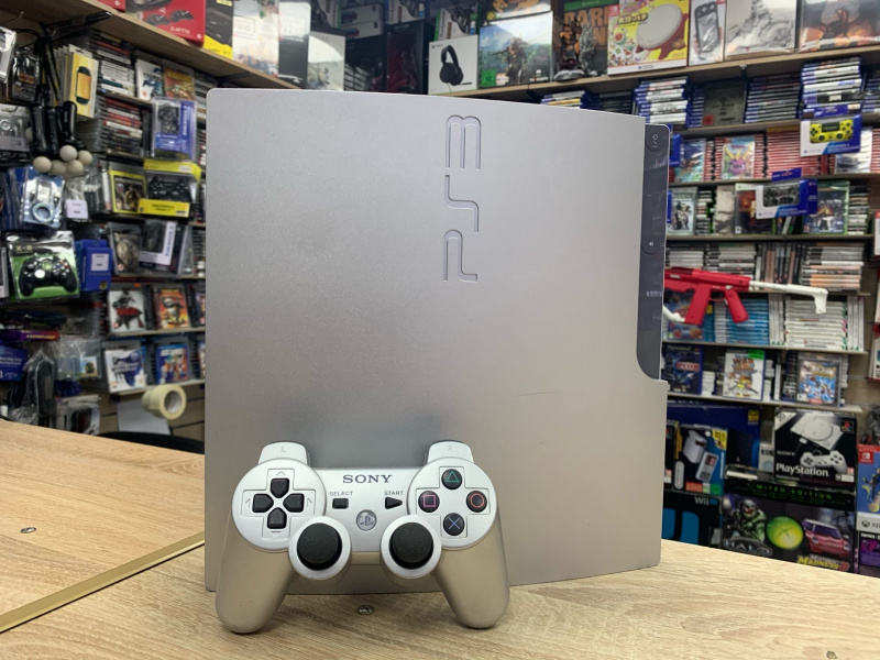 PlayStation 3 Slim 120 Gb Silver [USED]. Купить PlayStation 3 Slim 120 Gb Silver [USED] в магазине 66game.ru