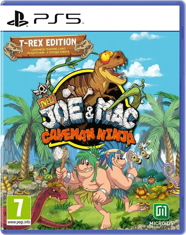картинка New Joe & Mac - Caveman Ninja T-Rex Edition (PlayStation 5, русские субтитры)  от магазина 66game.ru