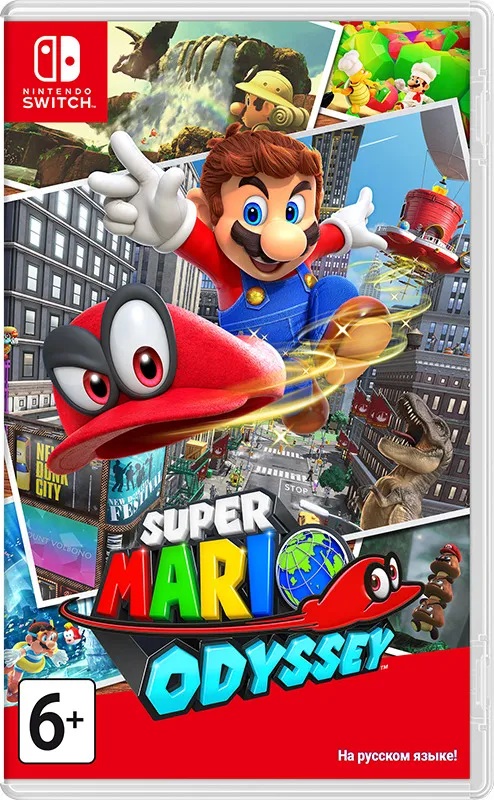 картинка Super Mario Odyssey (Nintendo Switch, русская версия) от магазина 66game.ru