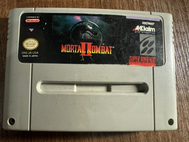 Mortal Kombat II (SNES PAL) USED. Купить Mortal Kombat II (SNES PAL) USED в магазине 66game.ru