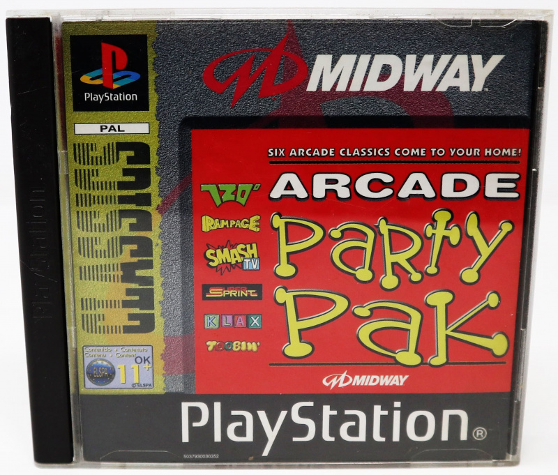 картинка Arcade Party Pak original [PS1, английская версия] USED от магазина 66game.ru