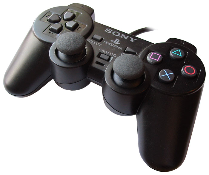 картинка Джойстик аналоговый DualShock 2 для Playstation 2 (PS2). Купить Джойстик аналоговый DualShock 2 для Playstation 2 (PS2) в магазине 66game.ru