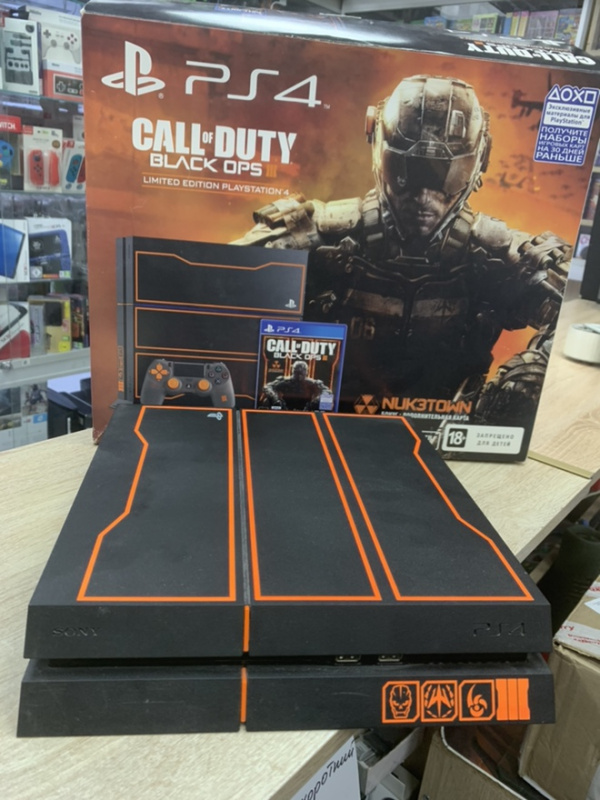 PlayStation 4 Fat - 1208B 1TB Call of Duty: Black Ops III Edition [USED]. Купить PlayStation 4 Fat - 1208B 1TB Call of Duty: Black Ops III Edition [USED] в магазине 66game.ru