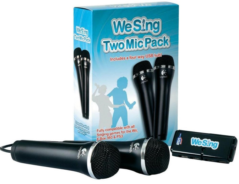 картинка We Sing Microphone Bundle (2 Pack) + USB Hub. Купить We Sing Microphone Bundle (2 Pack) + USB Hub в магазине 66game.ru