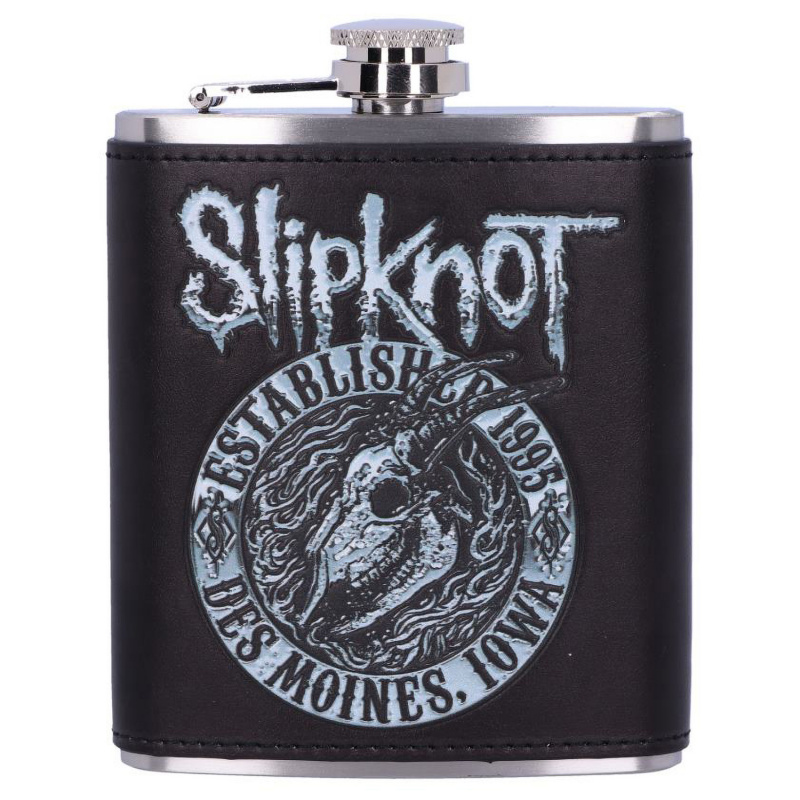 картинка Фляжка Slipknot Flaming Goat Hip Flask 199мл от магазина 66game.ru