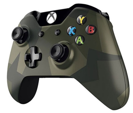 картинка Геймпад беспроводной Xbox One Green Camo (Упаковка-пакет). Купить Геймпад беспроводной Xbox One Green Camo (Упаковка-пакет) в магазине 66game.ru
