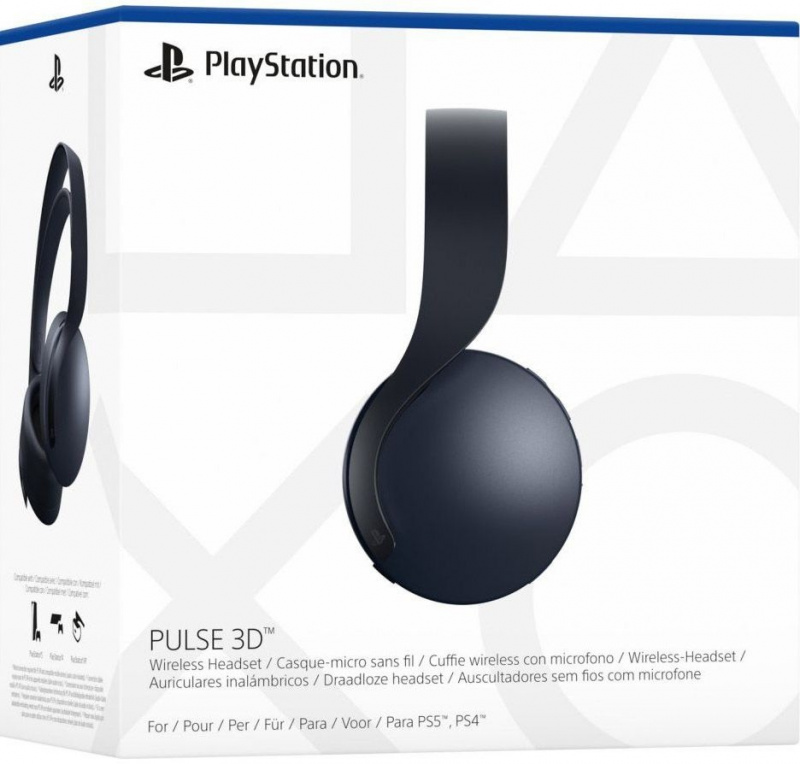 картинка Наушники Wireless Headset Pulse 3D SONY чёрные (CFI-ZWH1). Купить Наушники Wireless Headset Pulse 3D SONY чёрные (CFI-ZWH1) в магазине 66game.ru