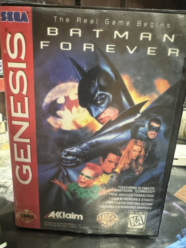 картинка Batman Forever стародел Big Box [Sega]. Купить Batman Forever стародел Big Box [Sega] в магазине 66game.ru