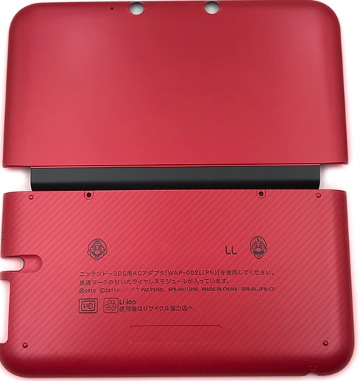картинка Сменные  панельки для 3DS XL красные. Купить Сменные  панельки для 3DS XL красные в магазине 66game.ru