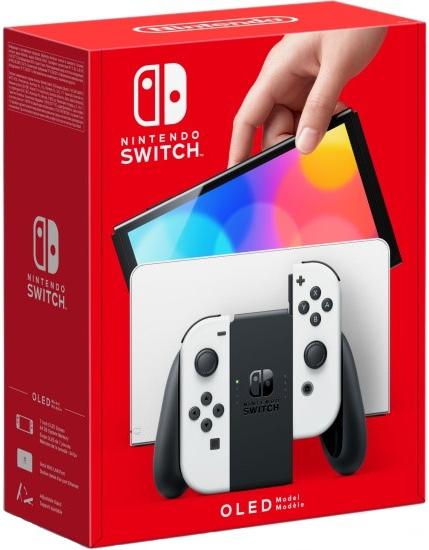 Nintendo SWITCH OLED (белый). Купить Nintendo SWITCH OLED (белый) в магазине 66game.ru