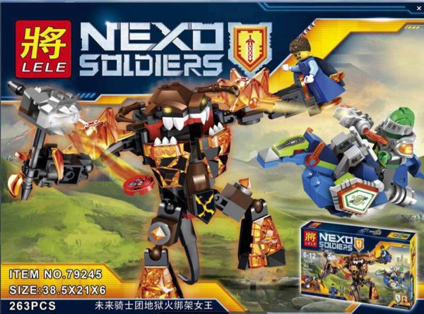 картинка Конструктор Lele NEXO SOLDIERS "Инфернокс" 263 деталей No.79245 от магазина 66game.ru