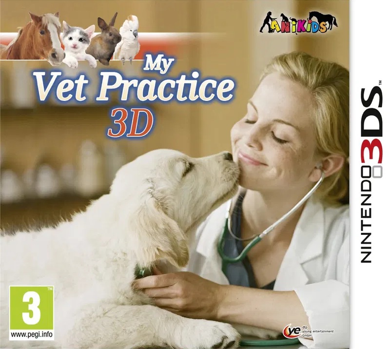 картинка My Vet Practice 3D [3DS] USED. Купить My Vet Practice 3D [3DS] USED в магазине 66game.ru