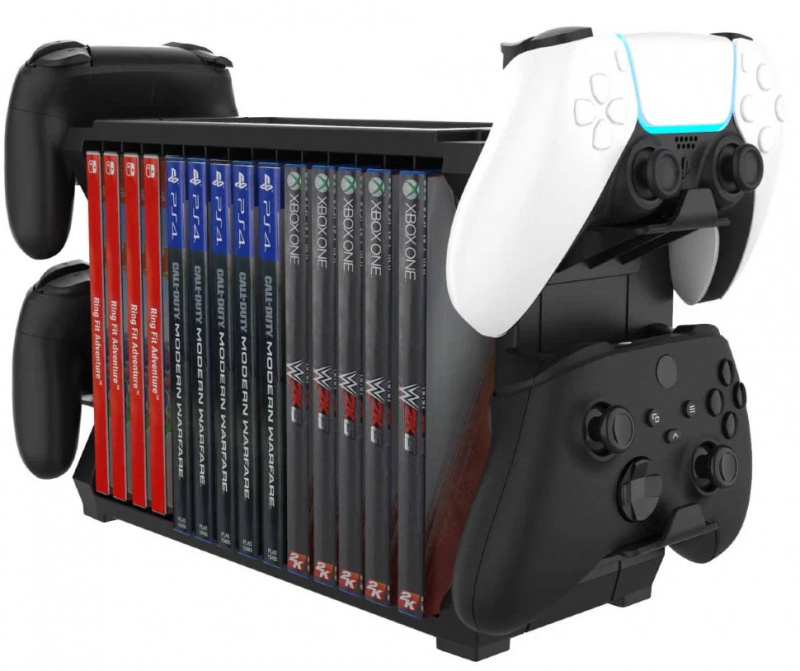 картинка Подставка под диски PS4,5 / Xbox One / Switch (15 шт) (HHC-P5028). Купить Подставка под диски PS4,5 / Xbox One / Switch (15 шт) (HHC-P5028) в магазине 66game.ru