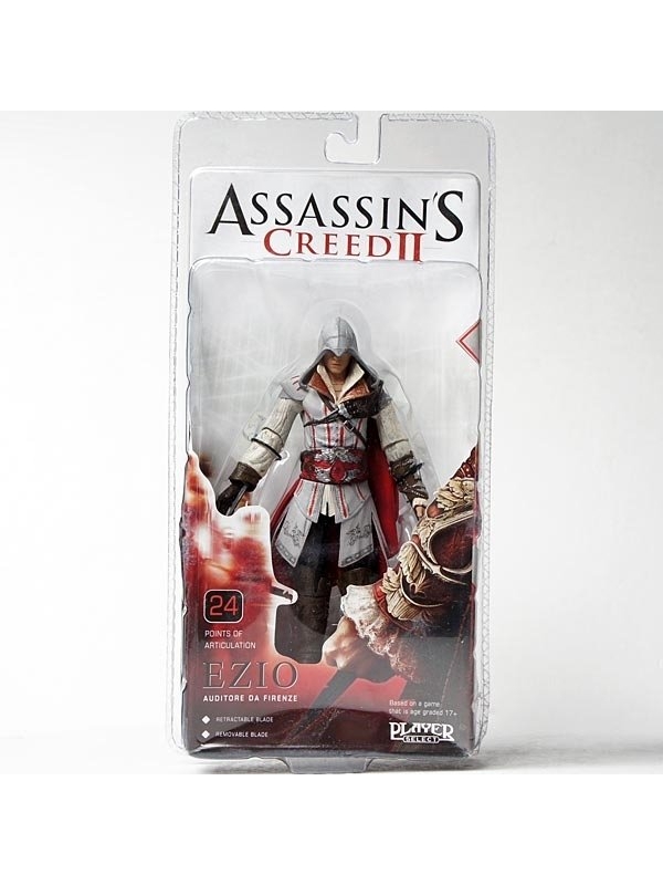 картинка Фигурка Assassin's Creed II Ezio white 18см. Купить Фигурка Assassin's Creed II Ezio white 18см в магазине 66game.ru
