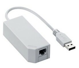 картинка Адаптер Wii Lan (модель RVL 015) оригинал USED. Купить Адаптер Wii Lan (модель RVL 015) оригинал USED в магазине 66game.ru