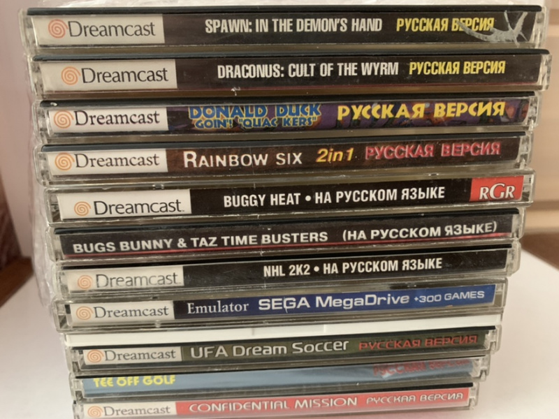картинка Лот староделов штамповок для Dreamcast 6 от магазина 66game.ru
