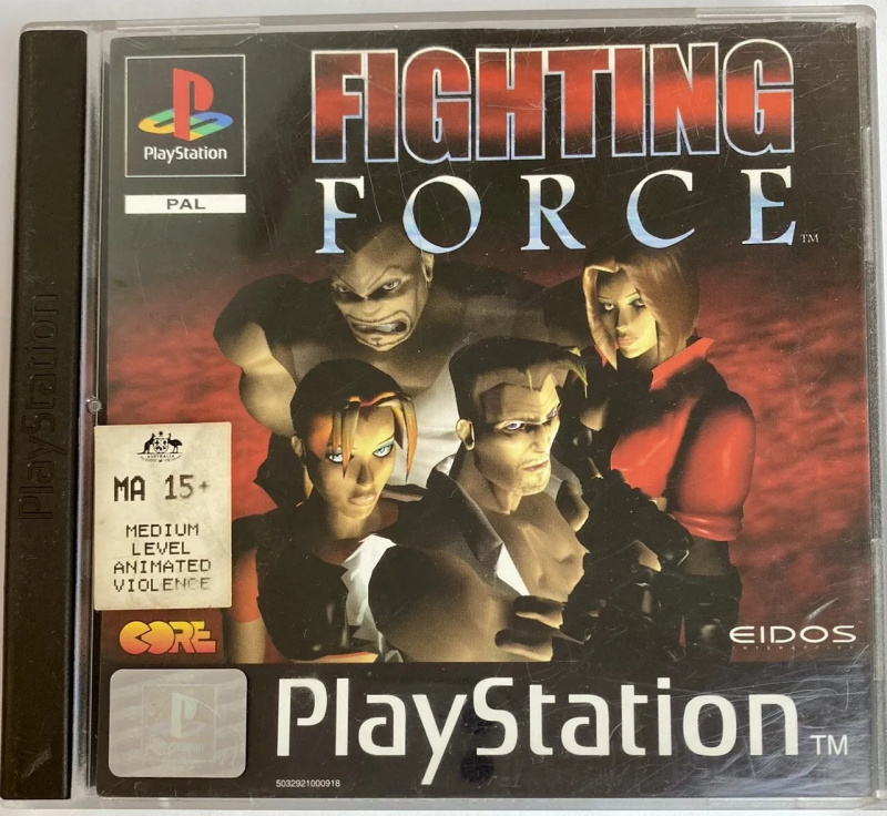 картинка Fighting Force original [PS1, английская версия] USED от магазина 66game.ru
