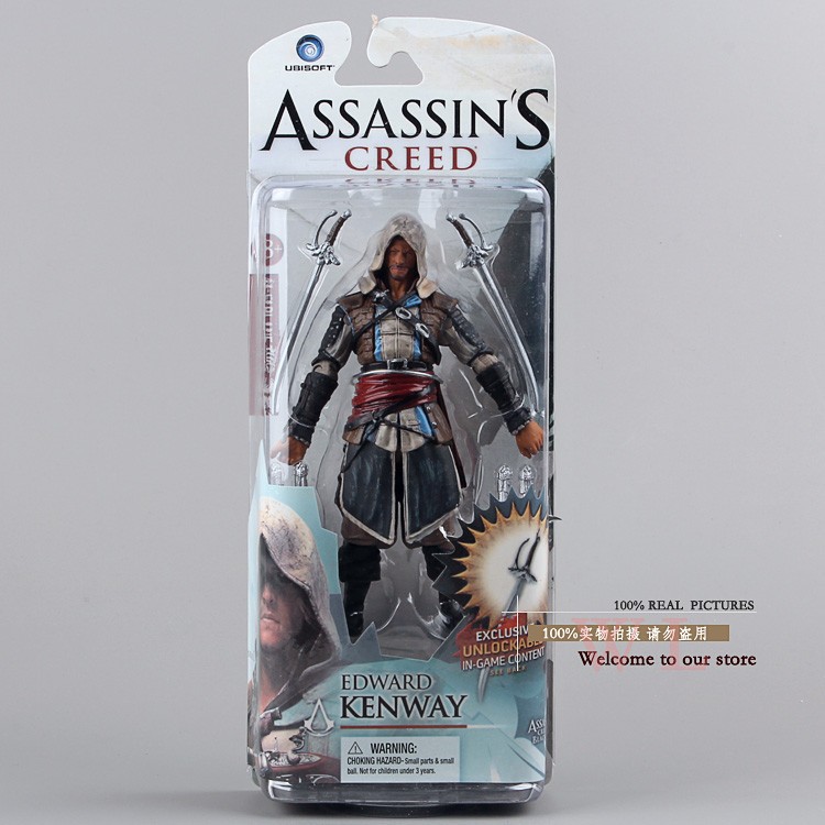картинка Фигурка Assassins Creed 4 Black Flag Edward Kenway 14см. Купить Фигурка Assassins Creed 4 Black Flag Edward Kenway 14см в магазине 66game.ru
