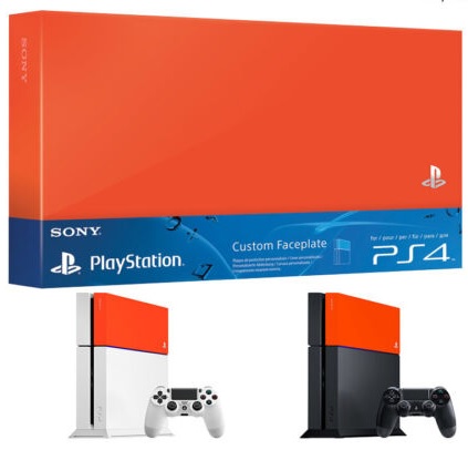 картинка Сменная крышка корпуса PS4 100X 110X 120X красная оригинал от магазина 66game.ru