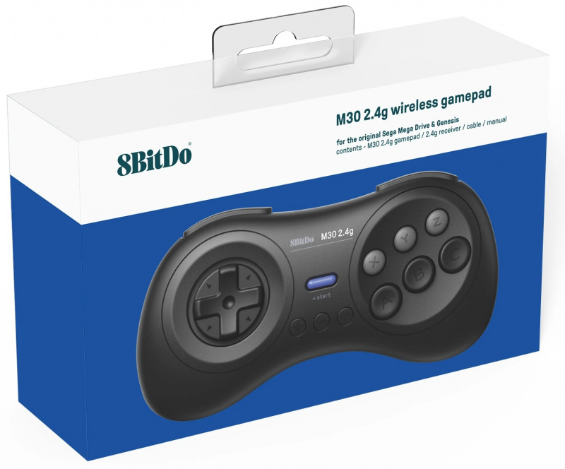 картинка Беспроводной геймпад для Sega Mega Drive M30 2,4G 8BitDo. Купить Беспроводной геймпад для Sega Mega Drive M30 2,4G 8BitDo в магазине 66game.ru