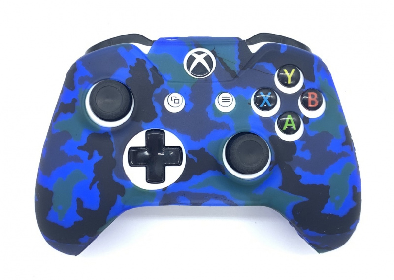 картинка Чехол защитный силиконовый XB One Camouflage Blue. Купить Чехол защитный силиконовый XB One Camouflage Blue в магазине 66game.ru