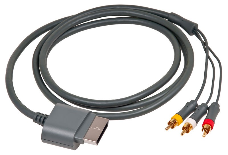картинка Кабель AV для Xbox 360 Slim (FAT). Купить Кабель AV для Xbox 360 Slim (FAT) в магазине 66game.ru