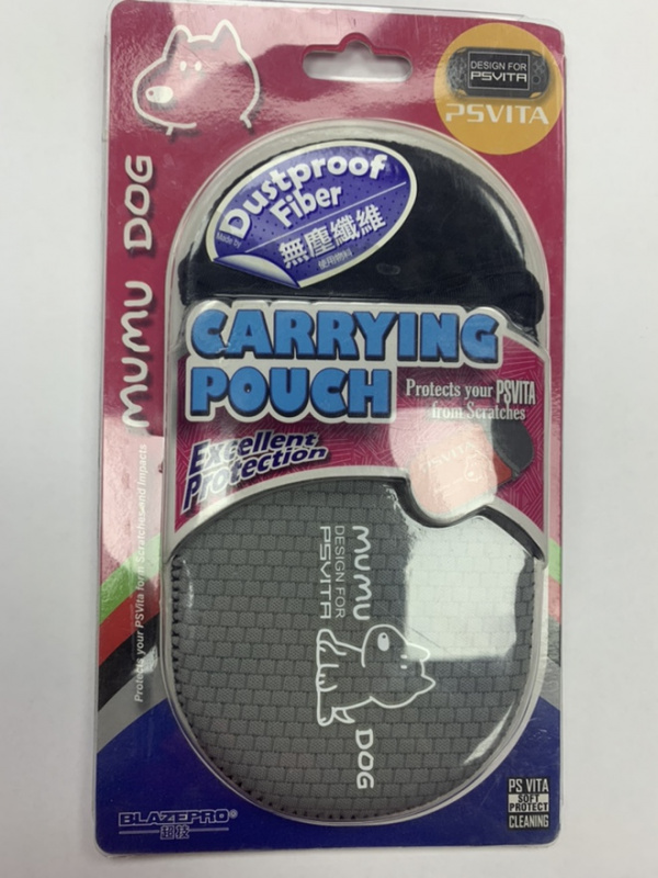 картинка Cумка PS Vita Mumu Dog чёрная (0021). Купить Cумка PS Vita Mumu Dog чёрная (0021) в магазине 66game.ru