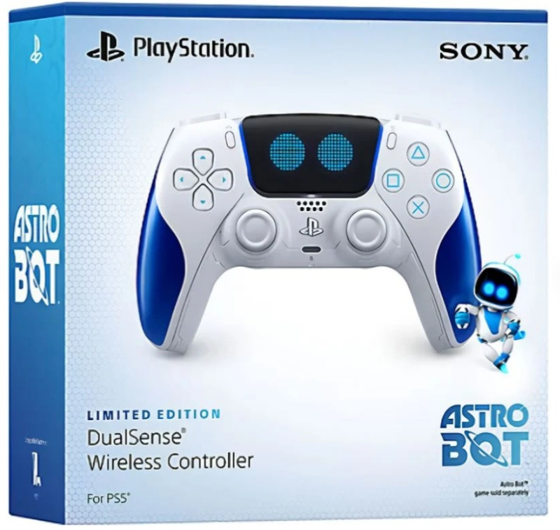 картинка Геймпад беспроводной Sony DualSense для PS5 Astro Bot Limited Edition. Купить Геймпад беспроводной Sony DualSense для PS5 Astro Bot Limited Edition в магазине 66game.ru