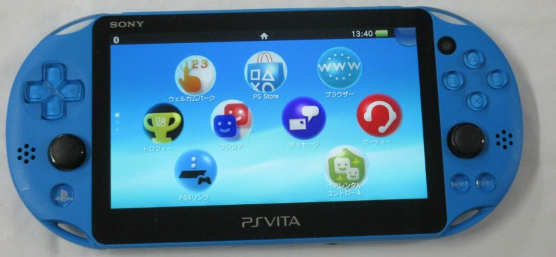 PS Vita Slim Aqua Blue + 128Gb Игры [USED]. Купить PS Vita Slim Aqua Blue + 128Gb Игры [USED] в магазине 66game.ru