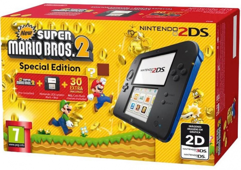 Nintendo Old 2DS (синий + черный) + 32gb (Игры) в Коробке [USED]. Купить Nintendo Old 2DS (синий + черный) + 32gb (Игры) в Коробке [USED] в магазине 66game.ru